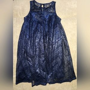 dark blue sequin GB Girls size S
